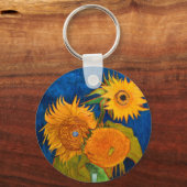Van Gogh Sunflowers Schlüsselanhänger (Vorderseite)