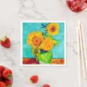 Van Gogh Sunflowers Serviette (Beispiel)
