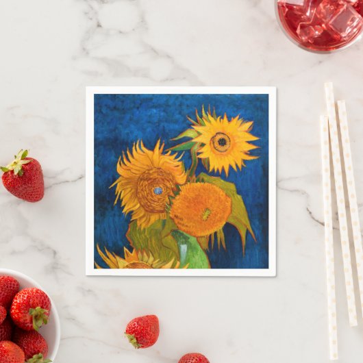 Van Gogh Sunflowers Serviette (Beispiel)