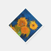 Van Gogh Sunflowers Serviette (Ecke)