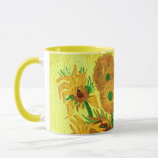 Van Gogh Sunflowers Tasse (Links)