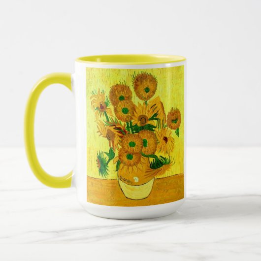Van Gogh Sunflowers Tasse (Links)