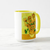 Van Gogh Sunflowers Tasse (VorderseiteRechts)