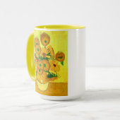 Van Gogh Sunflowers Tasse (Vorderseite Links)