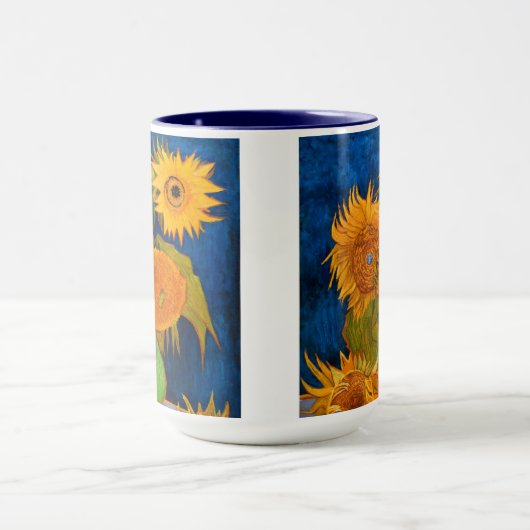 Van Gogh Sunflowers Tasse (Zentrum)
