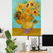 Van Gogh Sunflowers | Van Gogh Wall Art | Poster (Heimbüro)