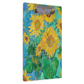 Van Gogh Sunflowers Yellow Flowers  Floral  Klemmbrett (Rechts)
