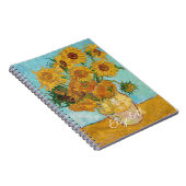 Van Gogh Sunflowers Yellow Flowers  Floral  Notizblock (Rechte Seite)