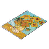 Van Gogh Sunflowers Yellow Flowers  Floral  Notizblock (Linke Seite)