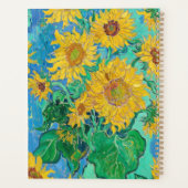 Van Gogh Sunflowers Yellow Flowers  Floral  Planer (Rückseite)