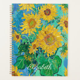 Van Gogh Sunflowers Yellow Flowers  Floral  Planer