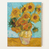 Van Gogh Sunflowers Yellow Flowers Floral Planer (Rückseite)