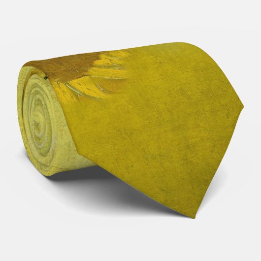 VAN GOGH SUNFLOWERTE KRAWATTE (Gerollt)