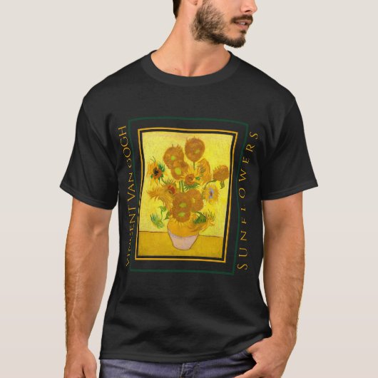 VAN GOGH SUNFLOWERTE T-Shirt (Vorderseite)
