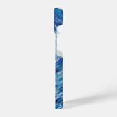 Van Gogh Swirling Blue Sky - individuell einstellb iPhone Hülle (Linke Seite)