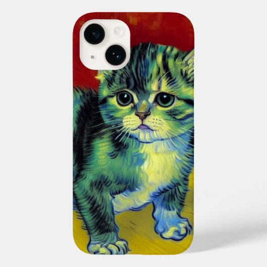 Van Gogh Tabby Cat Case-Mate iPhone Hülle (Rückseite)