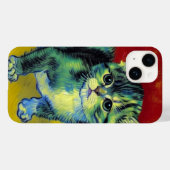 Van Gogh Tabby Cat Case-Mate iPhone Hülle (Rückseite (Horizontal))