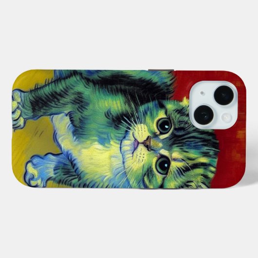 Van Gogh Tabby Cat Case-Mate iPhone Hülle (Rückseite (Horizontal))