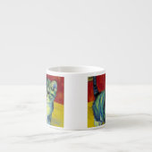 Van Gogh Tabby Cat Espressotasse (Vorderseite)