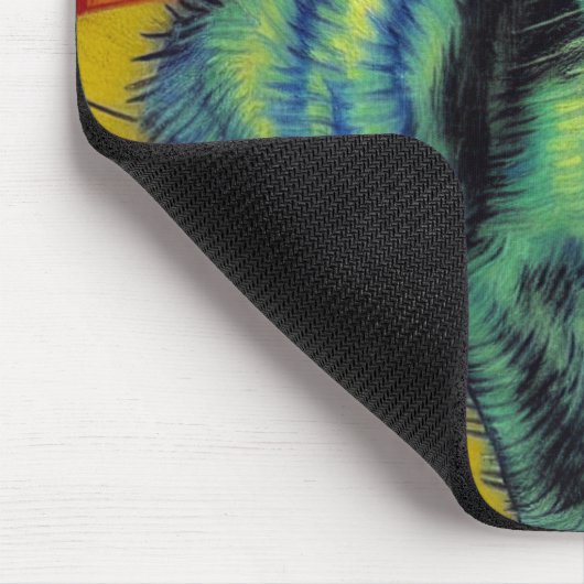 Van Gogh Tabby Cat Mousepad (Ecke)