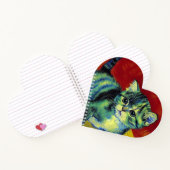 Van Gogh Tabby Cat Notizblock (Innenseite)