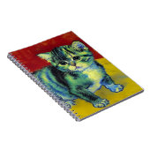 Van Gogh Tabby Cat Notizblock (Rechte Seite)