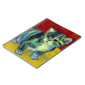 Van Gogh Tabby Cat Notizblock (Linke Seite)