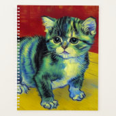 Van Gogh Tabby Cat Planer (Vorderseite)