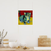 Van Gogh Tabby Cat Poster (Küche)
