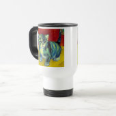 Van Gogh Tabby Cat Reisebecher (Vorderseite Links)