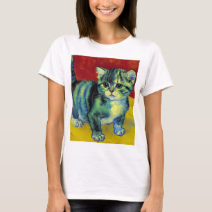 Van Gogh Tabby Cat T-Shirt