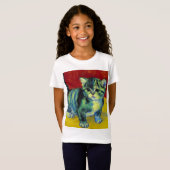 Van Gogh Tabby Cat T-Shirt (Vorne ganz)