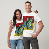 Van Gogh Tabby Cat T-Shirt (Unisex)