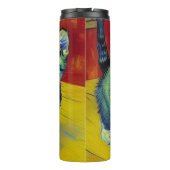 Van Gogh Tabby Cat Thermosbecher (Rückseite)