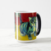 Van Gogh Tabby Cat Verwandlungstasse (VorderseiteRechts)