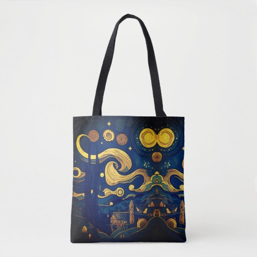 Van Gogh Tasche, reproduzierte "Starry Night Groce Tasche (Vorderseite)
