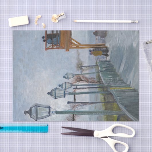 Van Gogh Terrace Observation Deck Malerei Seidenpapier (Handwerk)