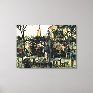 Van Gogh - Terrasse am Montmartre Leinwanddruck