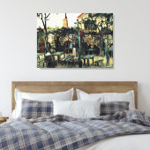 Van Gogh - Terrasse am Montmartre Leinwanddruck (Insitu (Schlafzimmer))