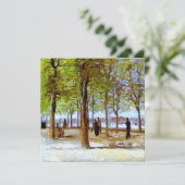 Van Gogh: Terrasse im Garten von Luxemburg Karte (Stehend Vorderseite)