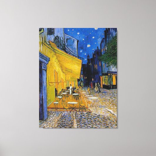 Van Gogh - The Cafe Terrace Leinwanddruck (Vorderseite)