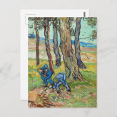 Van Gogh - The Diggers, Postkarte (Vorne/Hinten)