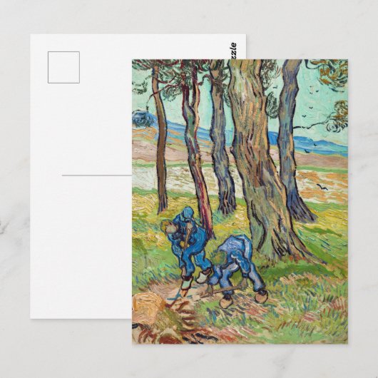 Van Gogh - The Diggers, Postkarte (Vorne/Hinten)