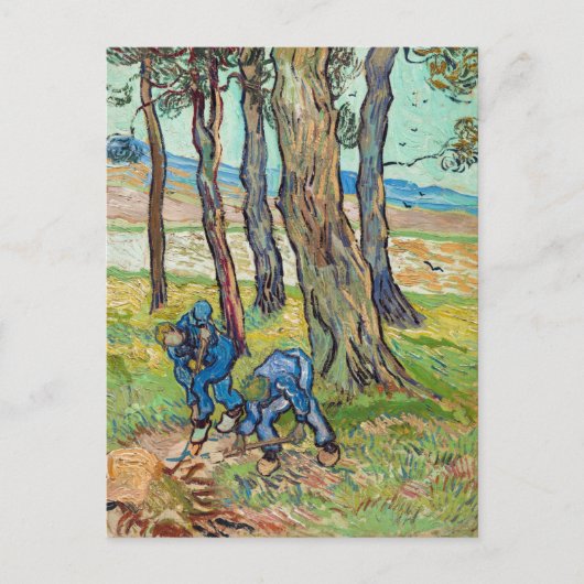 Van Gogh - The Diggers, Postkarte (Vorderseite)