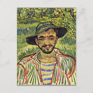 Van Gogh - The Gardener (alias Young Peasant) Postkarte