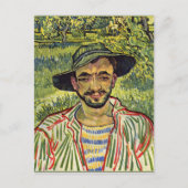 Van Gogh - The Gardener (alias Young Peasant) Postkarte (Vorderseite)