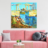 Van Gogh - The Langlois Bridge at Arles, Leinwanddruck (Insitu (Wohnzimmer))