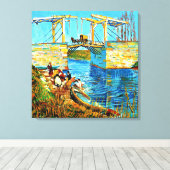 Van Gogh - The Langlois Bridge at Arles, Leinwanddruck (Insitu (Holzboden))