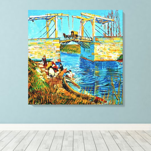Van Gogh - The Langlois Bridge at Arles, Leinwanddruck (Insitu (Holzboden))