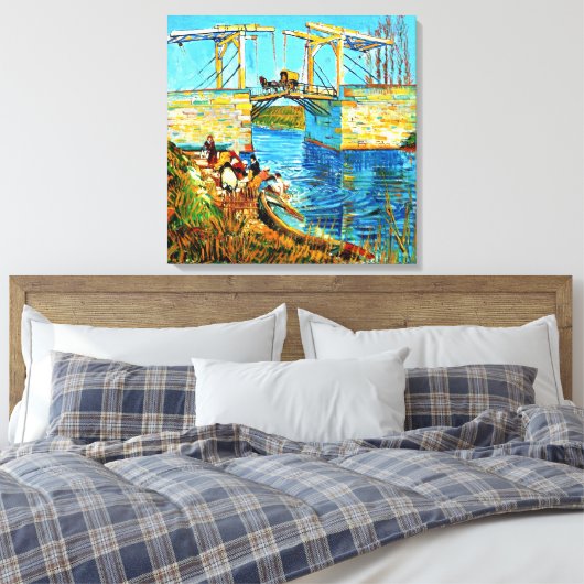 Van Gogh - The Langlois Bridge at Arles, Leinwanddruck (Insitu (Schlafzimmer))